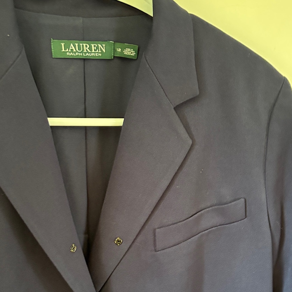Ralph Lauren Classic Navy Blazer - Picture 3 of 5